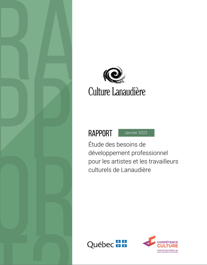 En savoir plus sur Étude des besoins de développement professionnel pour les artistes et les travailleurs culturels de Lanaudière