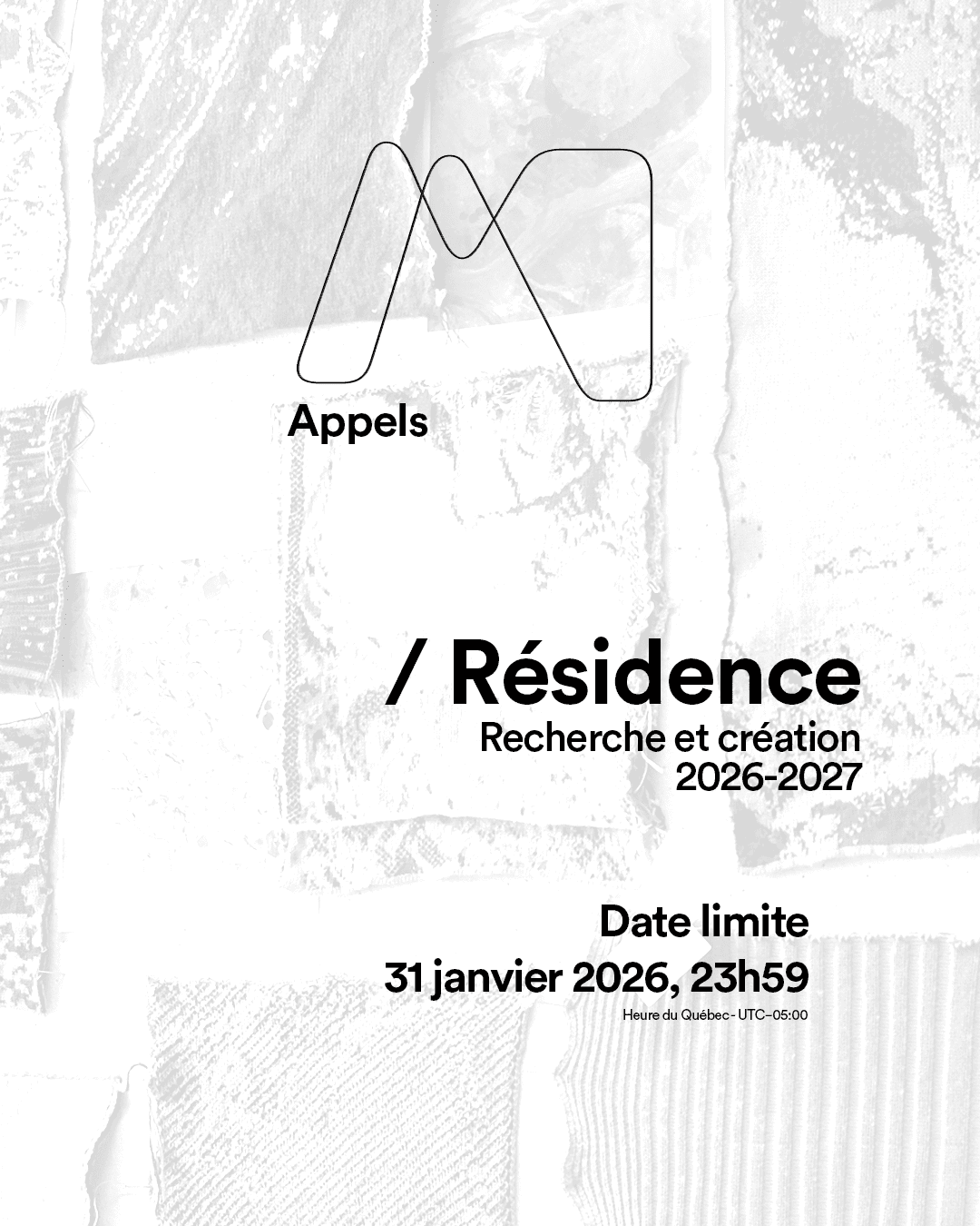 Appel de dossiers - Résidence de recherche et création