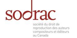 Société du droit de reproduction des auteurs compositeurs et éditeurs du Canada (SODRAC)